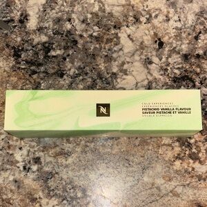 Nespresso Pistachio Vanilla Pods in Green Box